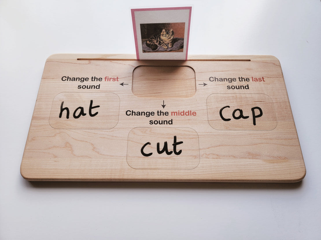 SECONDS/IMPERFECT Phoneme awareness board - fluency board - word ladder board