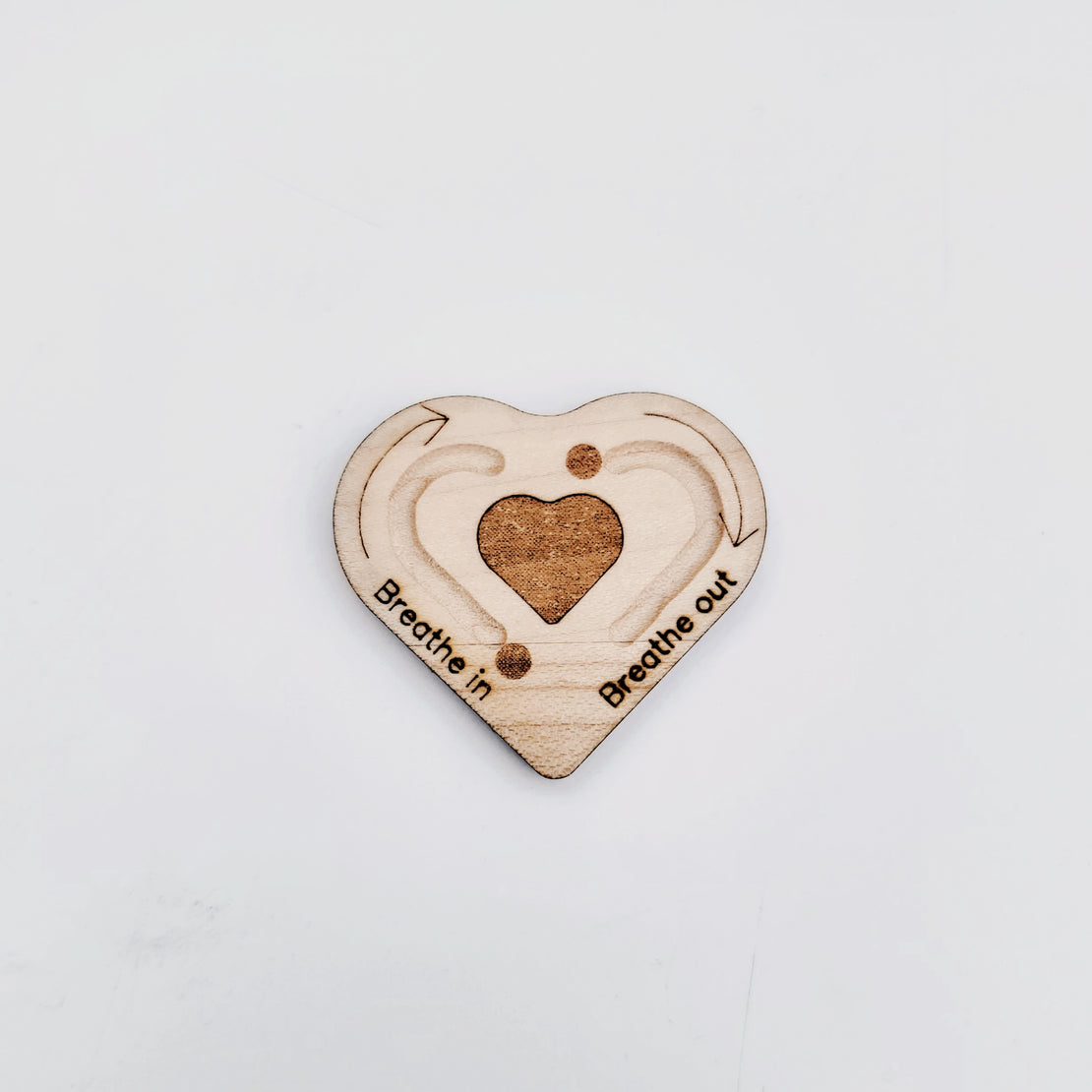 Pocket heart breathing tool - emotional regulation tool - peace corner