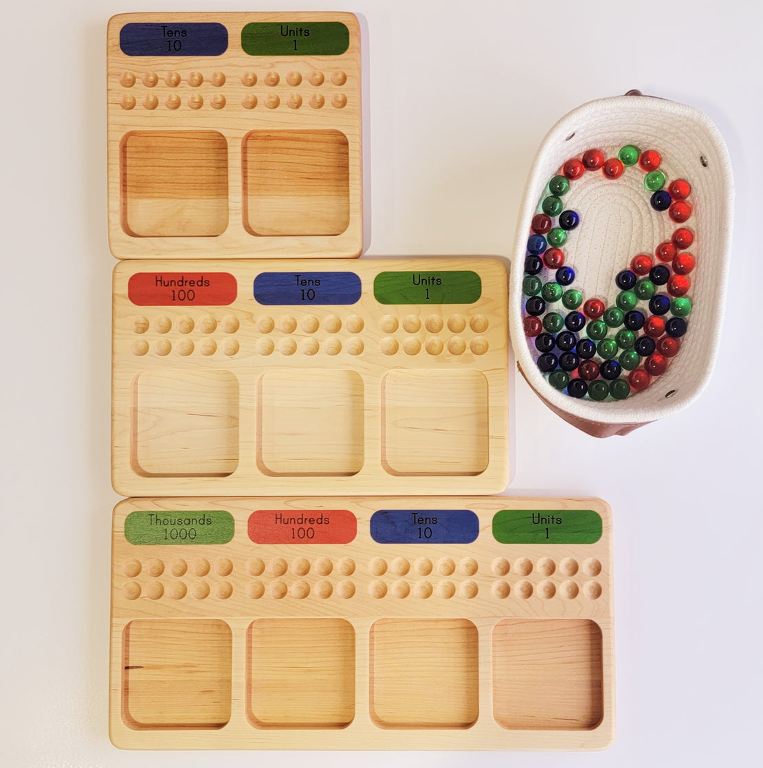 Regrouping board - place value board - Arithmetic board