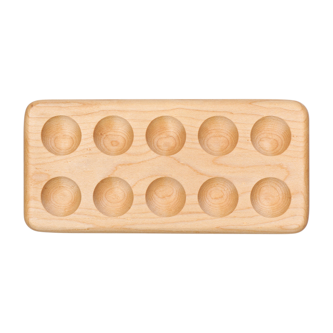 Ten frame - wooden ten board - math manipulative- Montessori