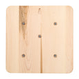Wooden weather station - weather chart - weather board