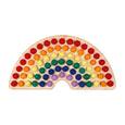 Rainbow color sorting toy -montessori materials