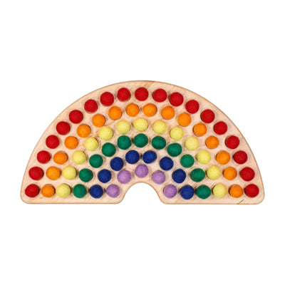 Rainbow color sorting toy -montessori materials