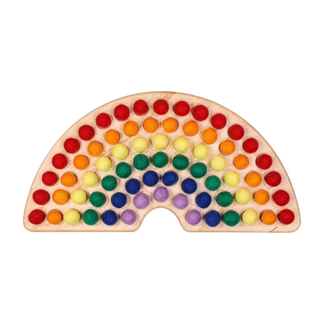 Rainbow color sorting toy -montessori materials