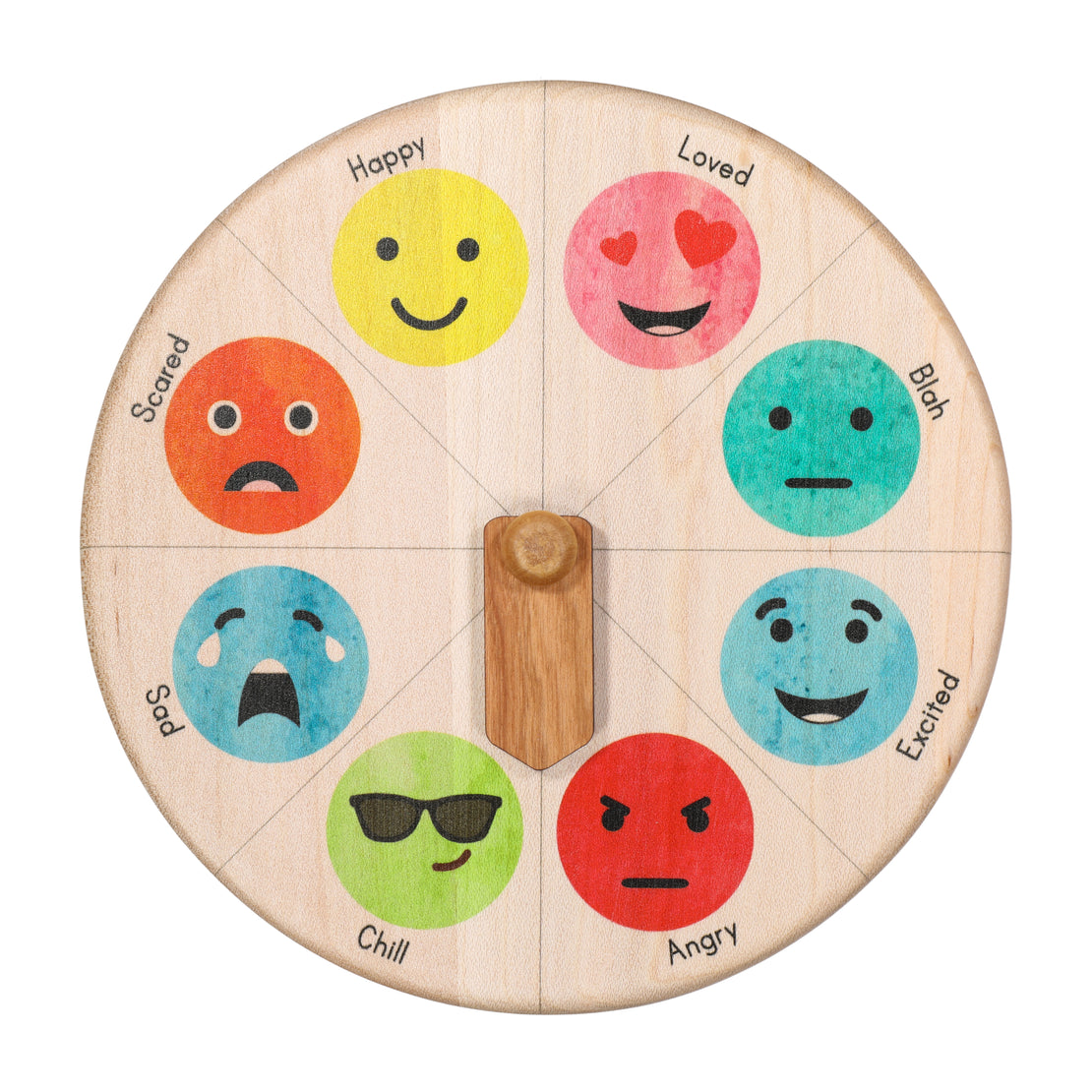 Emotion wheel - peace table