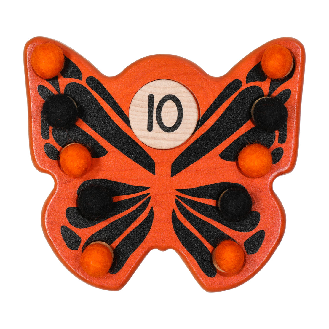 SECONDS/IMPERFECT Butterfly ten frame, Montessori ten frame