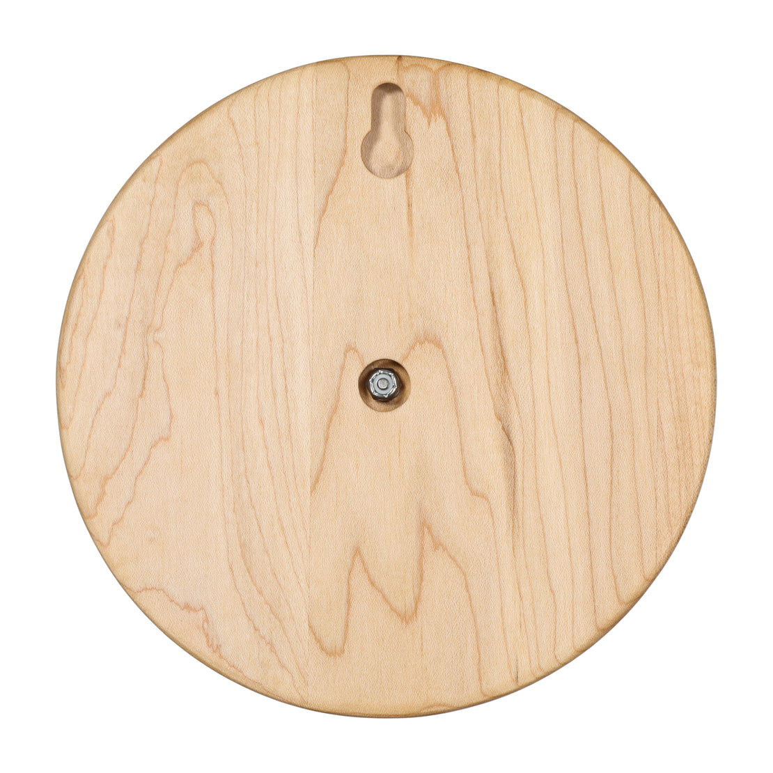 Wooden toy clock with minute and hour in different shades for easy learning