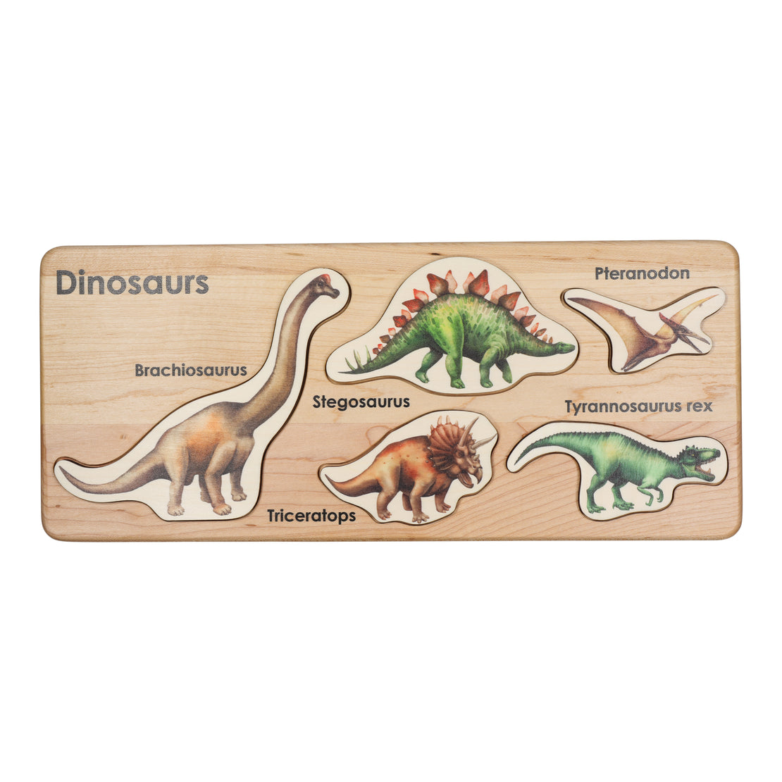 Dinosaur Gift Idea - Wooden dinosaur puzzle - dinosaur toy - wooden dinosaur toy - dinosaur - dinosaur birthday gift- Christmas gift - gift for kids