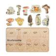 Mushroom Wooden Puzzle for Homeschooling Lessons