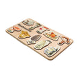 Mushroom Wooden Puzzle for Homeschooling Lessons