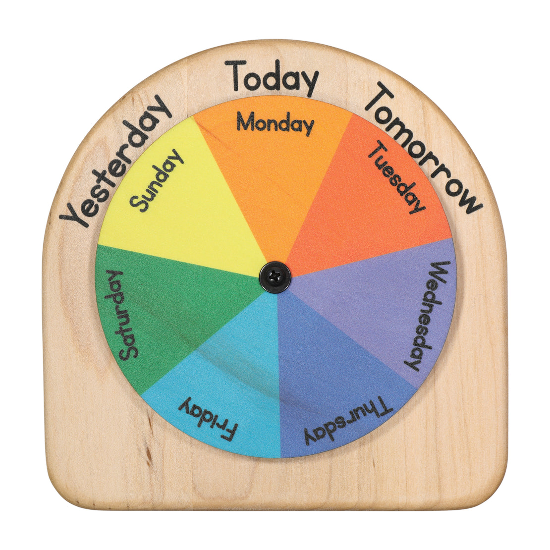 Days of the week wheel - Circle time calendar