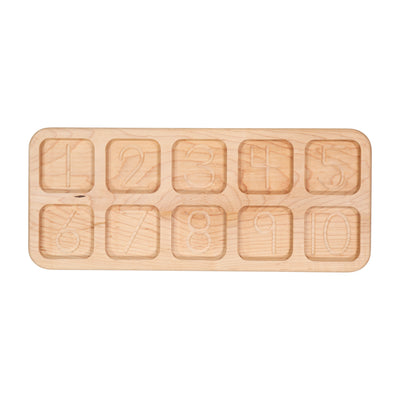 Large 10 frame with engraved number - Ten frame