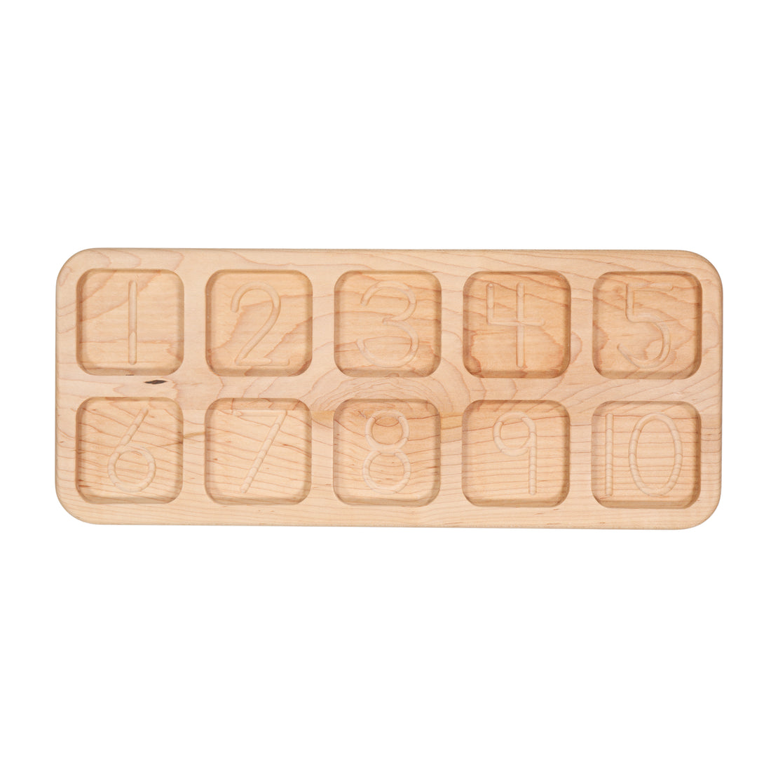 Large 10 frame with engraved number - Ten frame