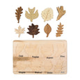 Double sided Leaf puzzle, Leaves made of its own wood
