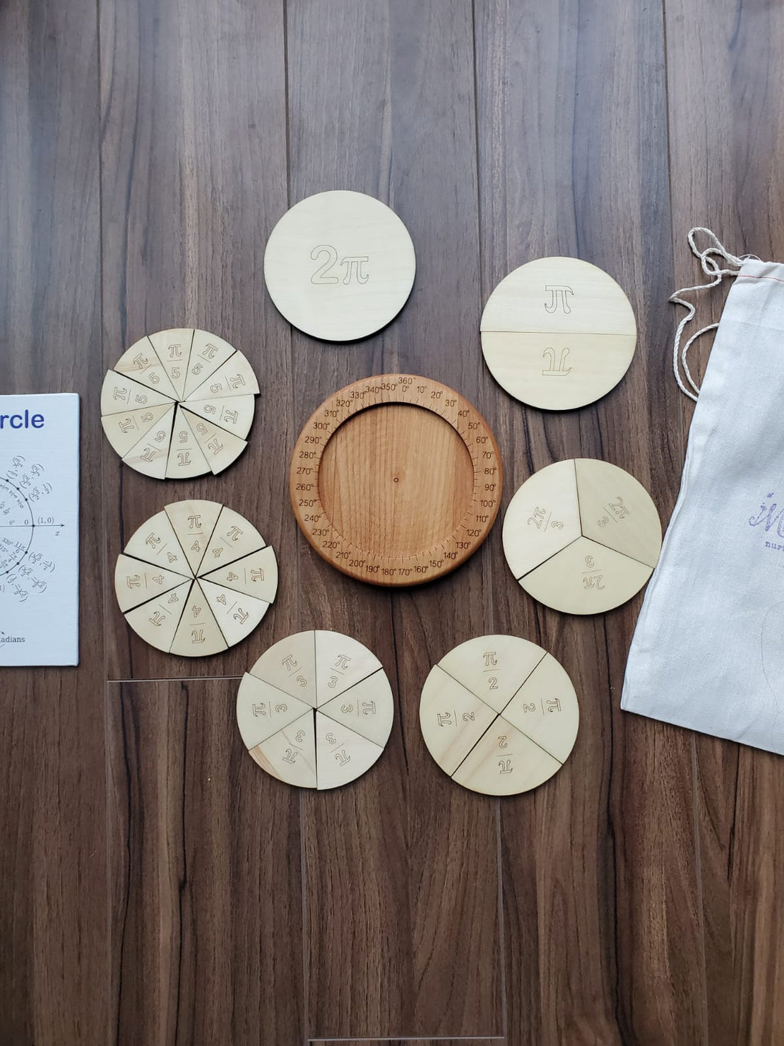 Unit circle manipulative - trigonometry