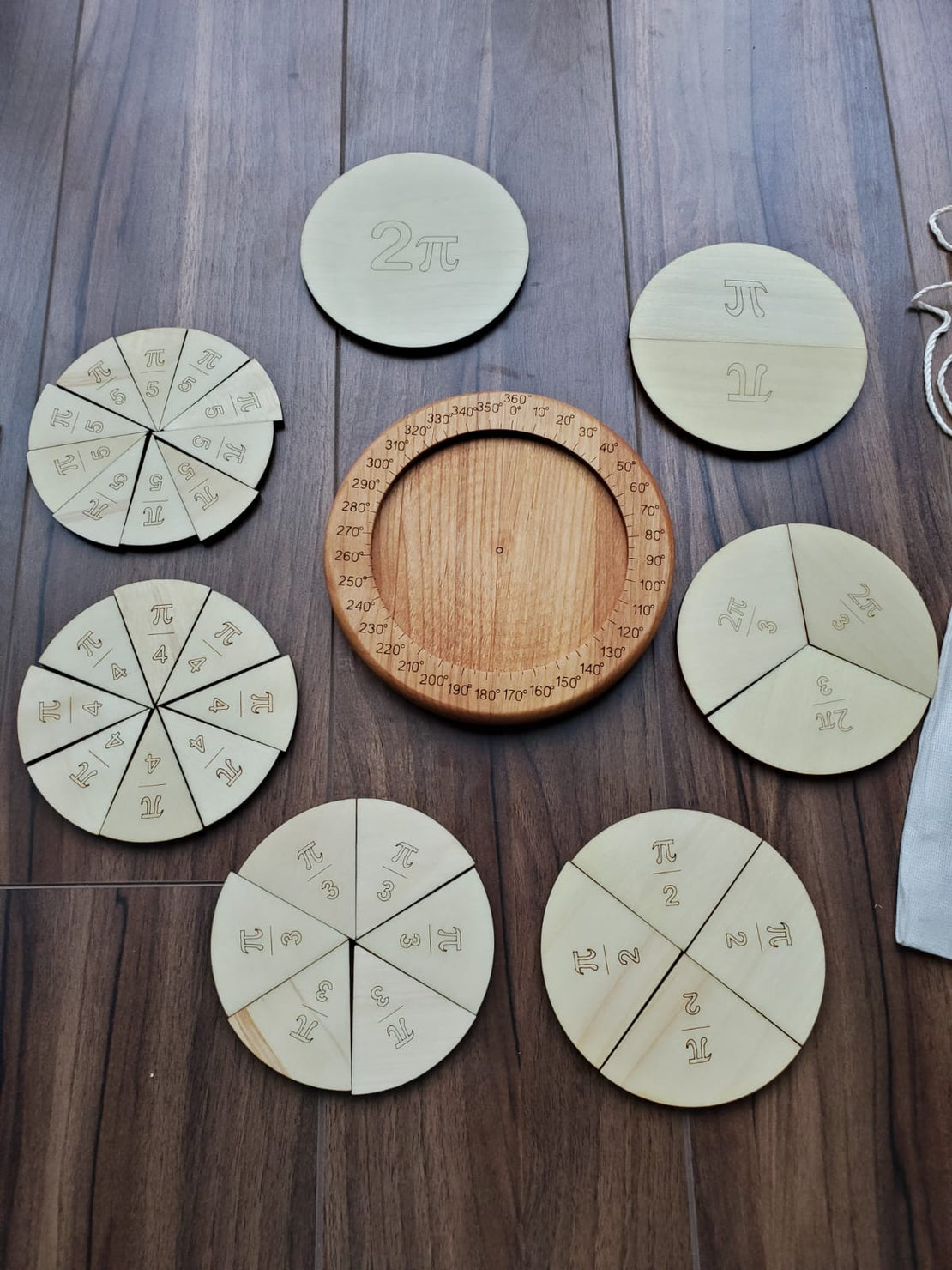 Unit circle manipulative - trigonometry