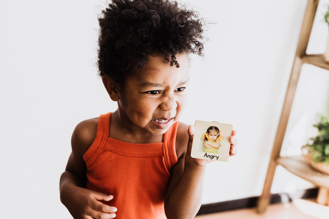 Emotion tiles - Montessori classroom - Montessori materials - emotional development
