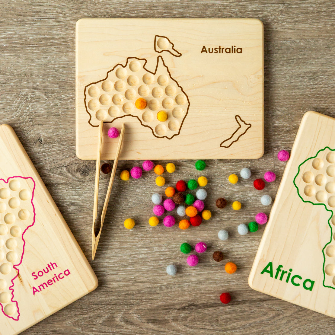 Montessori continent work - Transfer work - Montessori geography - Montessori Fine Motor Work - Fine Motor Skills Activity - Tonging