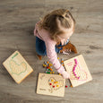 SECONDS/IMPERFECT Montessori continent work - Transfer work - Montessori geography - Tonging