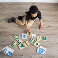 Montessori materials - Land form tiles - Landforms & Bodies of Water - Wooden toys - Montessori