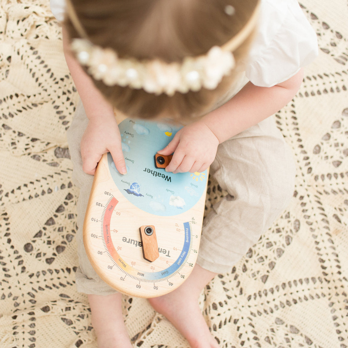 SECONDS/IMPERFECT Weather station for kids - temperature and weather chart