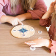 SECONDS/IMPERFECT Compass rose puzzle - cardinal directions Montessori activity