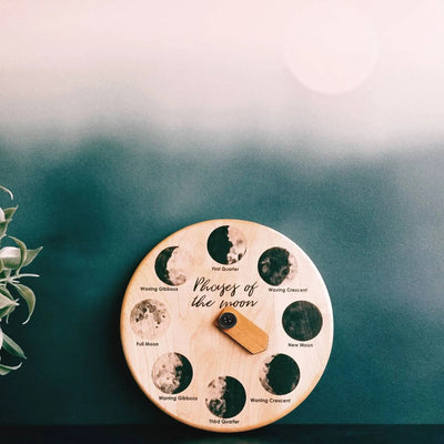 Moon phase wheel - phases of the moon
