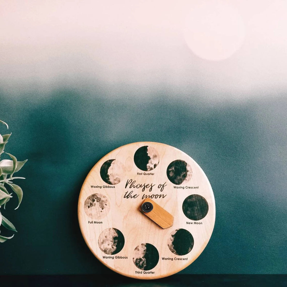 Moon phase wheel - phases of the moon