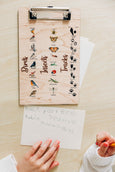 SECONDS/IMPERFECT Explorer clipboard, nature clipboard
