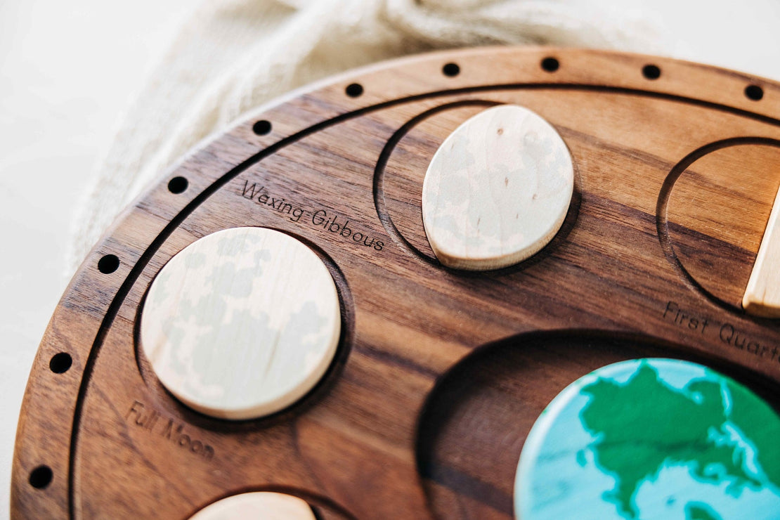 Moon phases puzzle - Moon Calendar - Moon phase