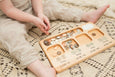 Coin manipulation board - Money sorting board - Money activity board