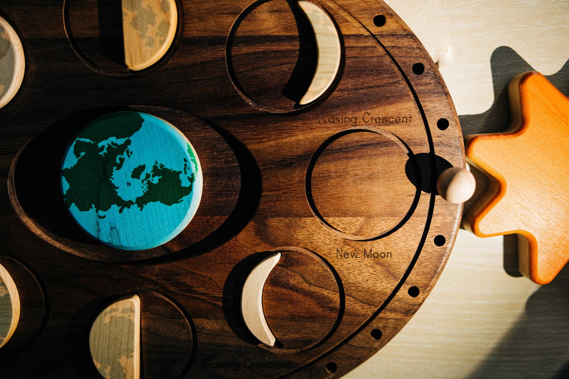 Moon phases puzzle - Moon Calendar - Moon phase