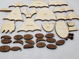 Build a mushroom kit - mushroom play kit - mushroom cards