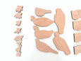 Bird lover gift - Build a bird wooden puzzle - montessori toys - Waldorf - Reggio inspired - homeschooling - Christmas gift - bird puzzle