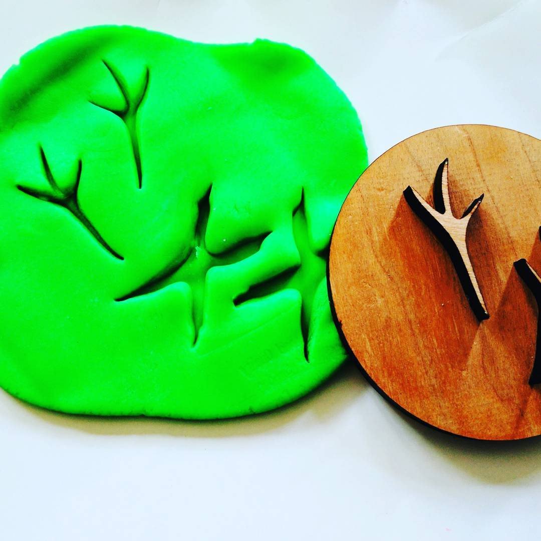 Bird feet playdough stamps, playdough stampers, educational toys, montessori
