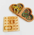 Wooden Geoboard - wood Geo board - pegboard - math manipulative - Montessori toy - Waldorf toy - wooden toys - toddler gift - gift for kids