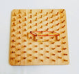Wooden Geoboard - wood Geo board - pegboard - math manipulative - Montessori toy - Waldorf toy - wooden toys - toddler gift - gift for kids