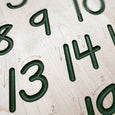 Number tracing board - Montessori math toy - Math manipulative - Math gift - Christmas gift