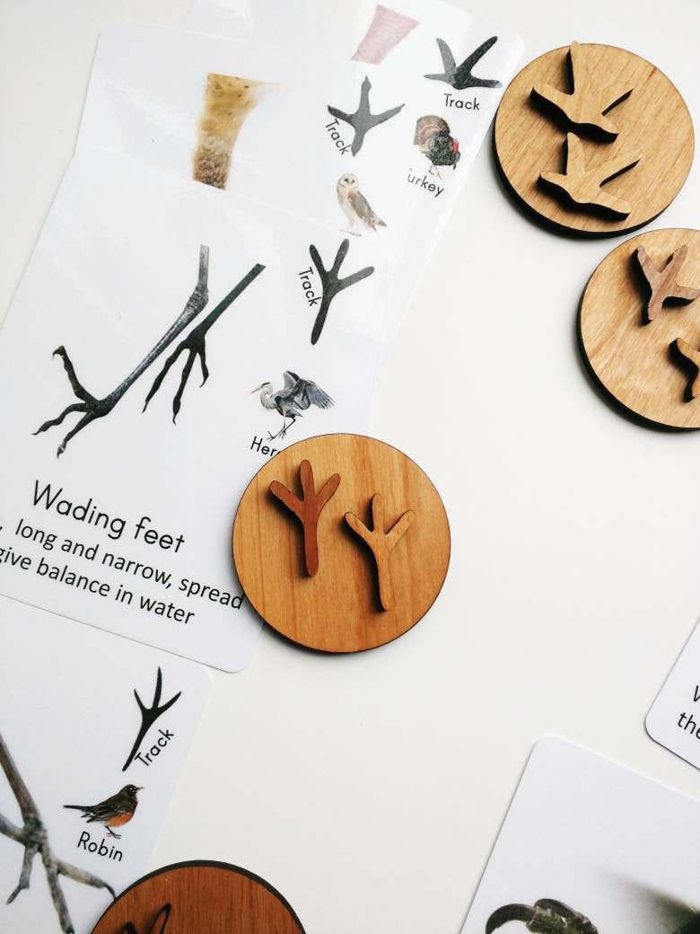Bird feet playdough stamps, playdough stampers, educational toys, montessori