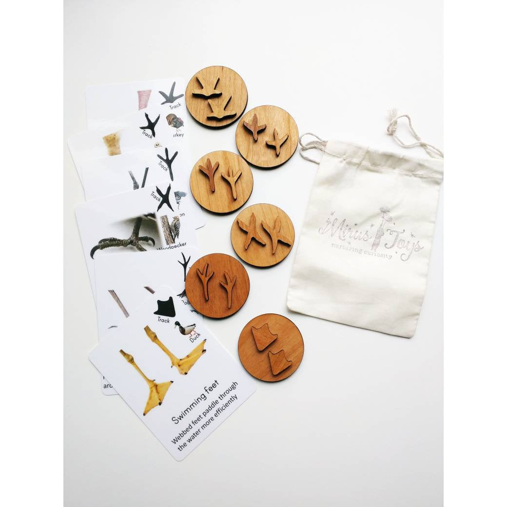 Bird feet playdough stamps, playdough stampers, educational toys, montessori