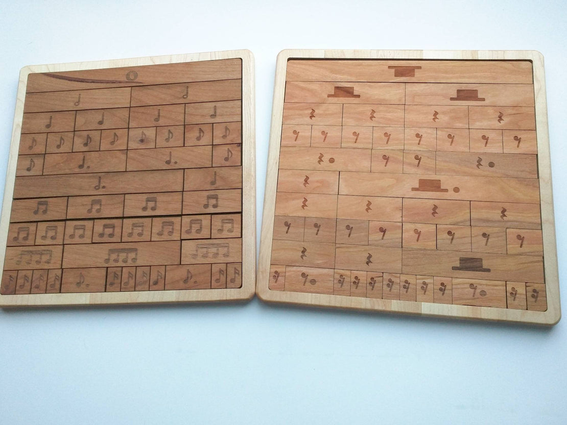 Music fraction bars, musical notes, musical rests, classical conversations, educational toys