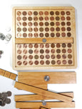 Dollar counting board - montessori money material