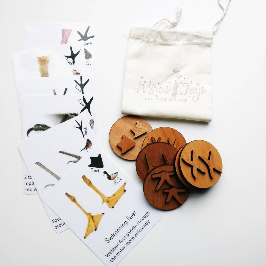 Bird feet playdough stamps, playdough stampers, educational toys, montessori