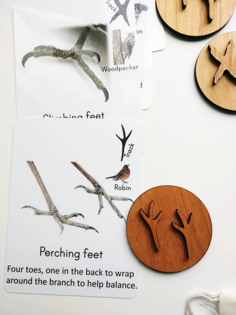 Bird feet playdough stamps, playdough stampers, educational toys, montessori
