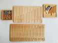 Number counting board - Number tracing board - Montessori counting board - Ten board