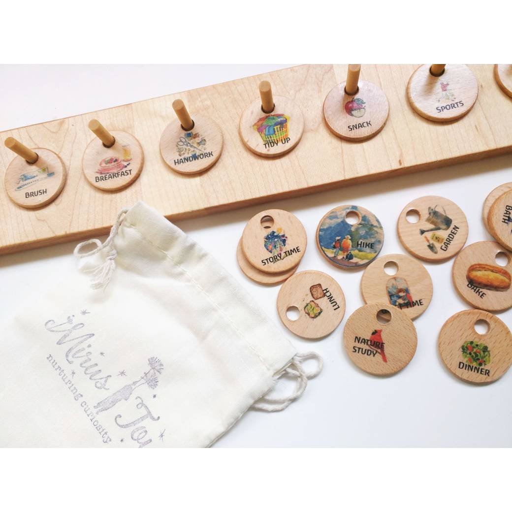 Child's chore chart - visual calendar - kids planner