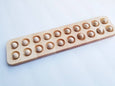 Twenty frame - wooden twenty board - math manipulative- Montessori