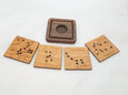 Constellation tiles - flashlight constellations- constellation coasters - constellation luminary - zodiac - stocking stuffers - Christmas