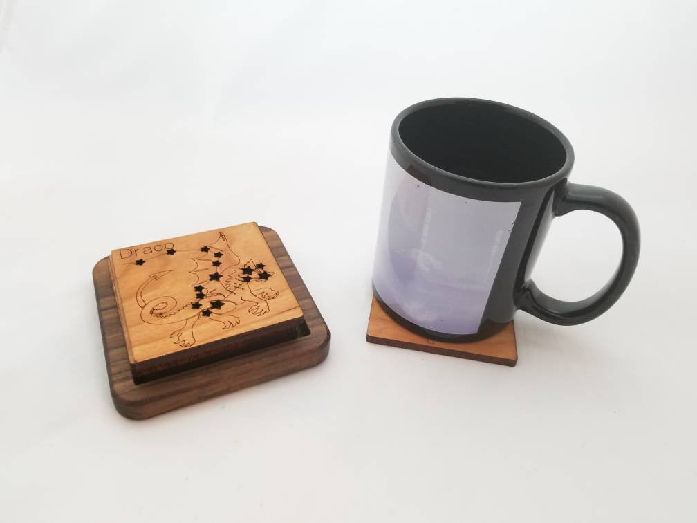 Constellation tiles - flashlight constellations- constellation coasters - constellation luminary - zodiac - stocking stuffers - Christmas