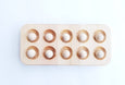 Ten frame - wooden ten board - math manipulative- Montessori